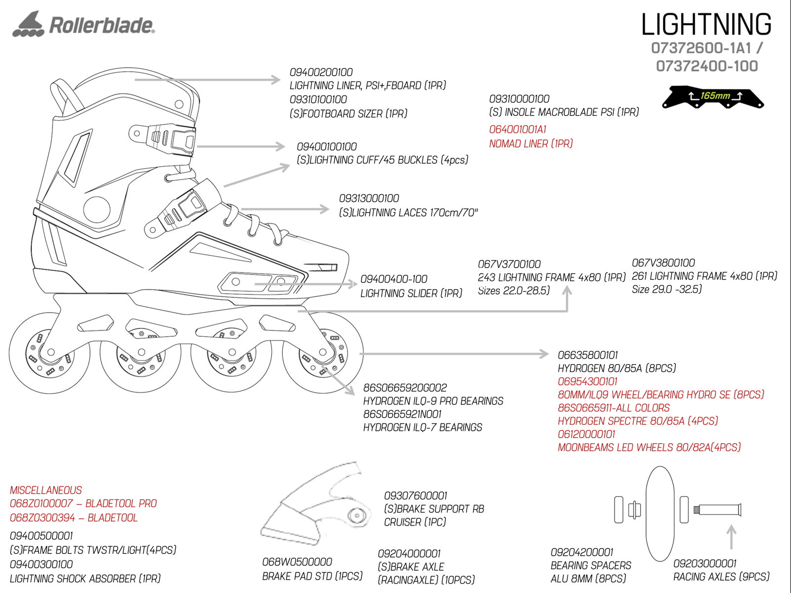 PATINES EN LÍNEA ROLLERBLADE LIGHTNING - Imagen 9