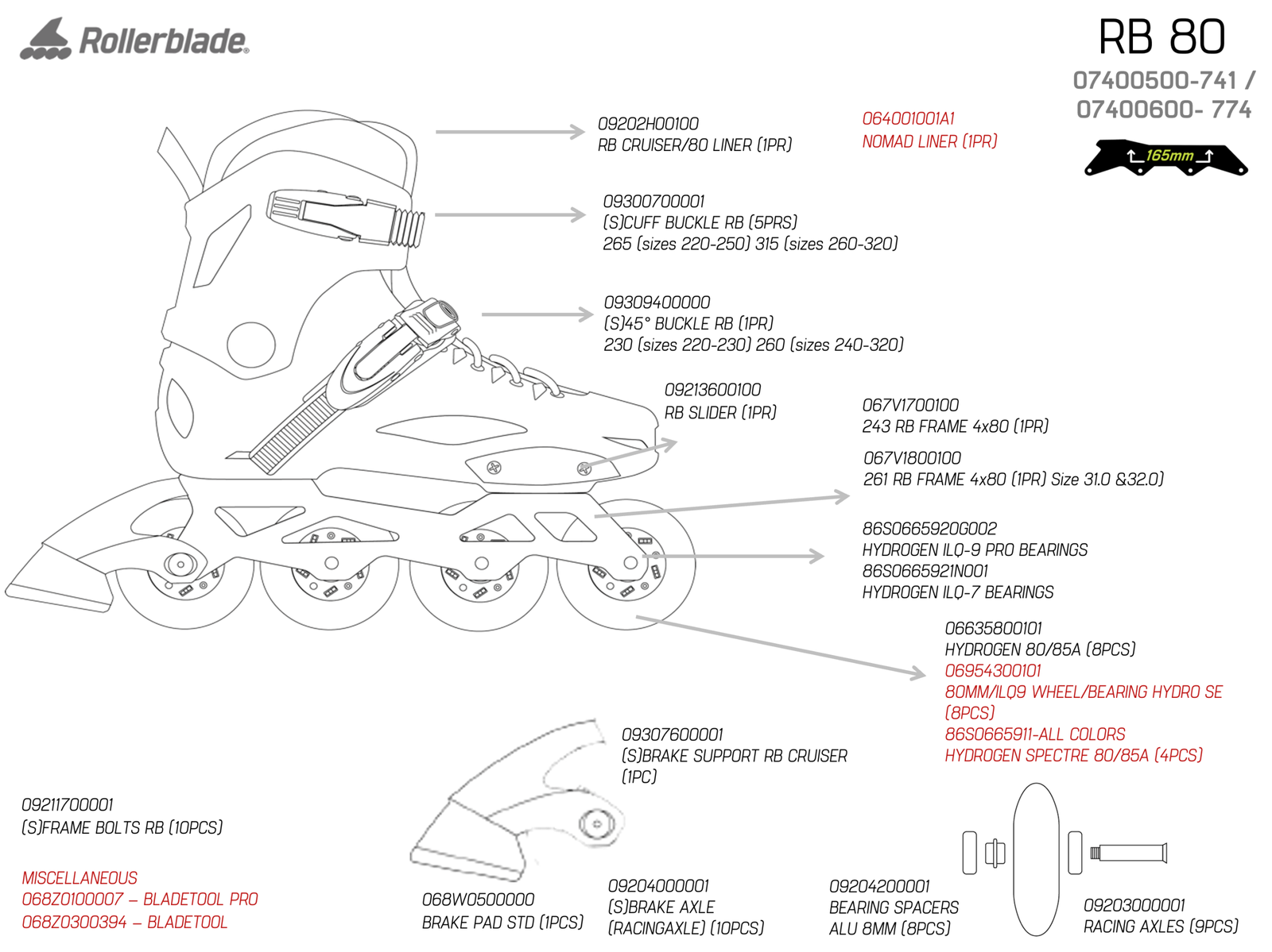 PATINES EN LÍNEA RB 80 - Imagen 13
